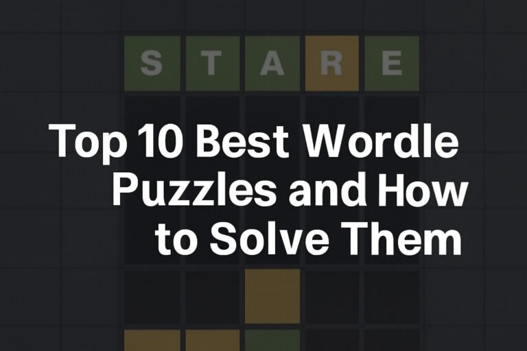 Top 10 Best Wordle Puzzles and How to Solve Them