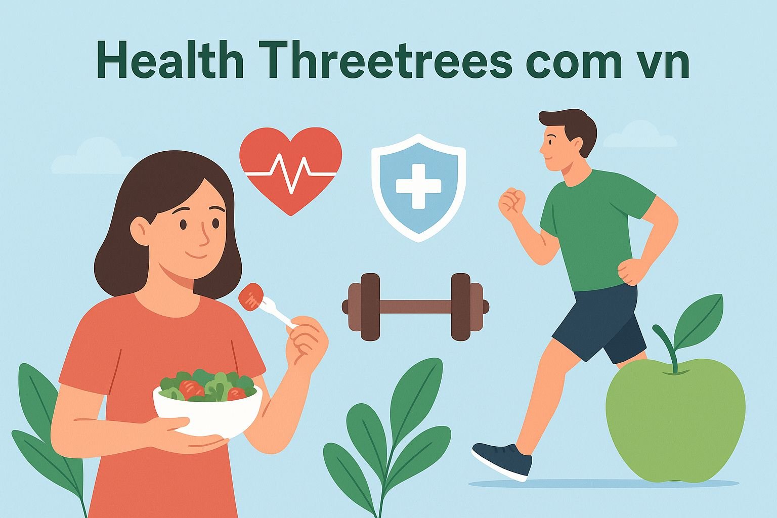 Health Threetrees com vn wellness lifestyle illustration
